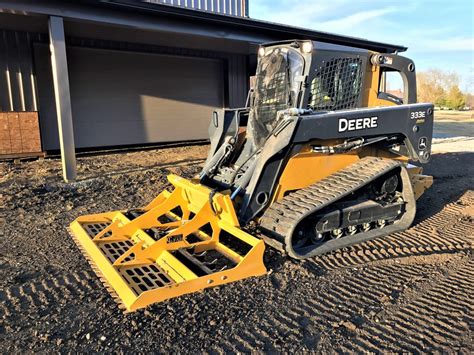 skid steer ground leveler|leveling ground with skid steer.